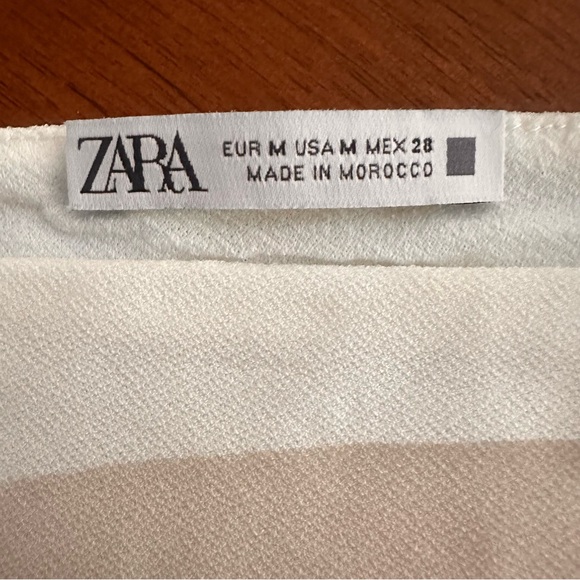 Zara White Calla Lily Floral Women's Tank Camisole Top Medium - Picture 4 of 8